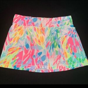 Lilly Pulitzer Luxletic Josephine Skort In Multi Sparkling Sands XL